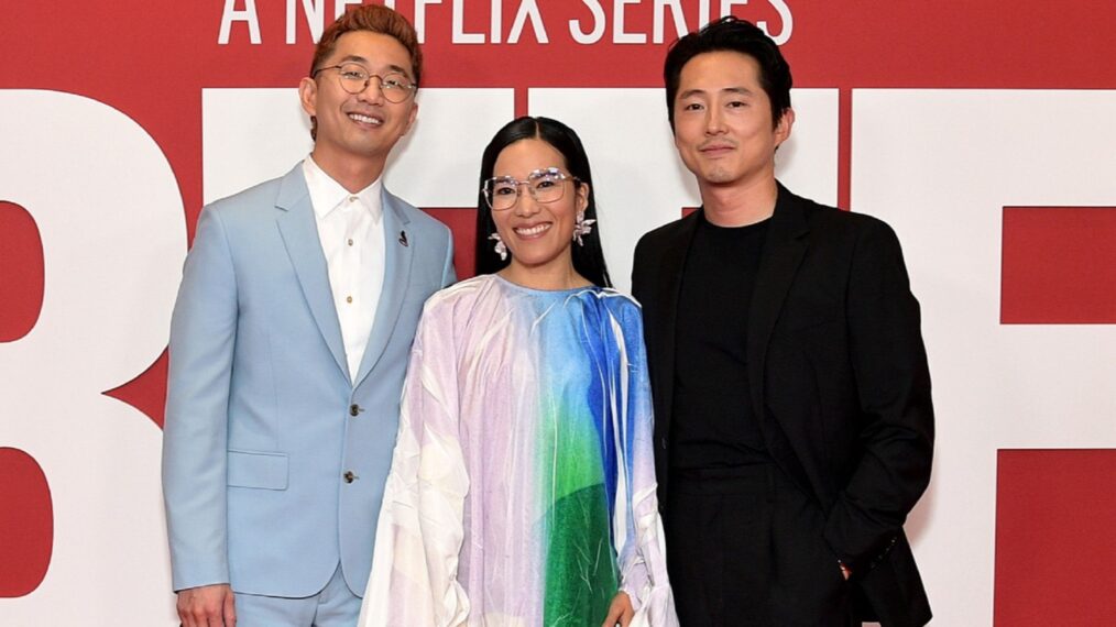 Lee Sung Jin, Ali Wong, and Steven Yeun at the 'BEEF' Premiere