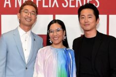 Lee Sung Jin, Ali Wong, and Steven Yeun at the 'BEEF' Premiere
