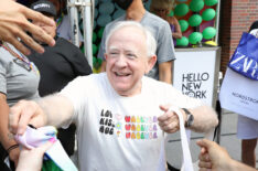 Leslie Jordan hands out Pride swag as he joins Nordstrom to celebrate NYC Pride on June 27, 2021 in New York City