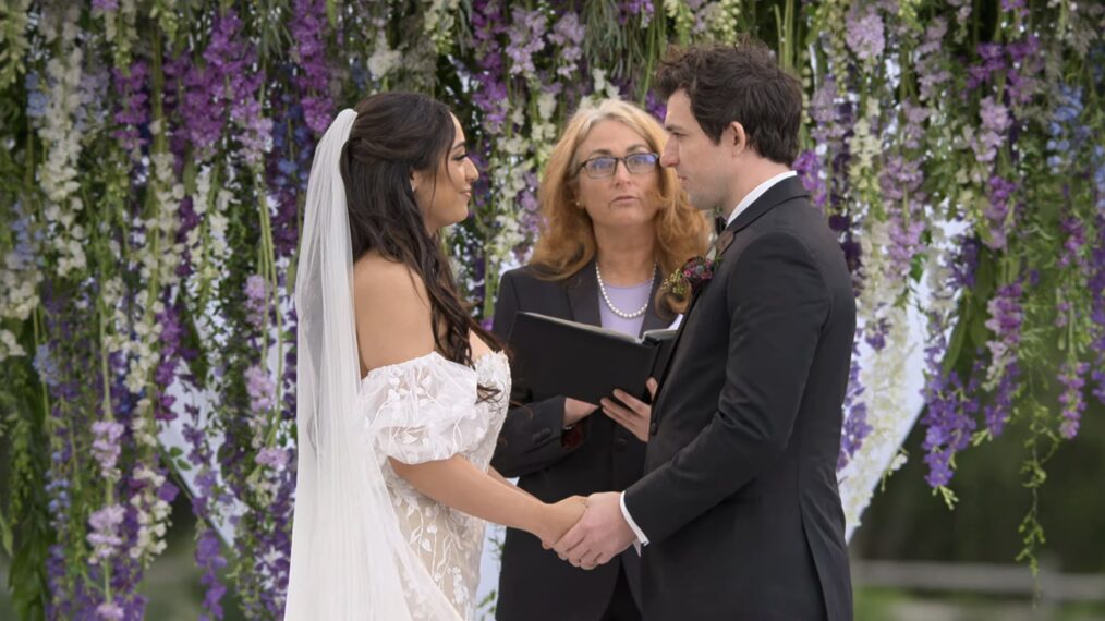 Bliss and Zack in 'Love Is Blind' Season 4 finale