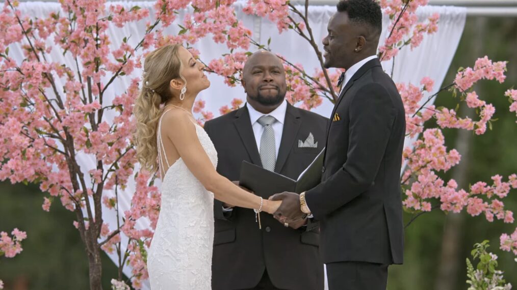 Chelsea and Kwame in 'Love Is Blind' Season 4 finale