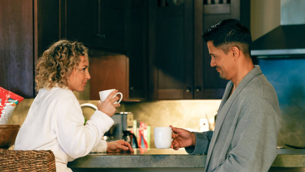 Perdita Weeks and Jay Hernandez in 'Magnum P.I.'