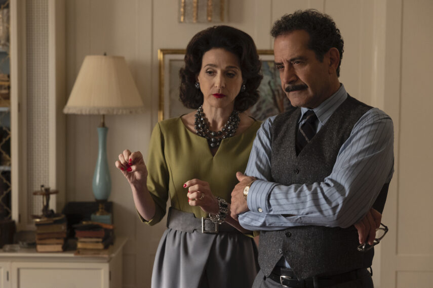 Marin Hinkle and Tony Shalhoub on 'The Marvelous Mrs. Maisel'