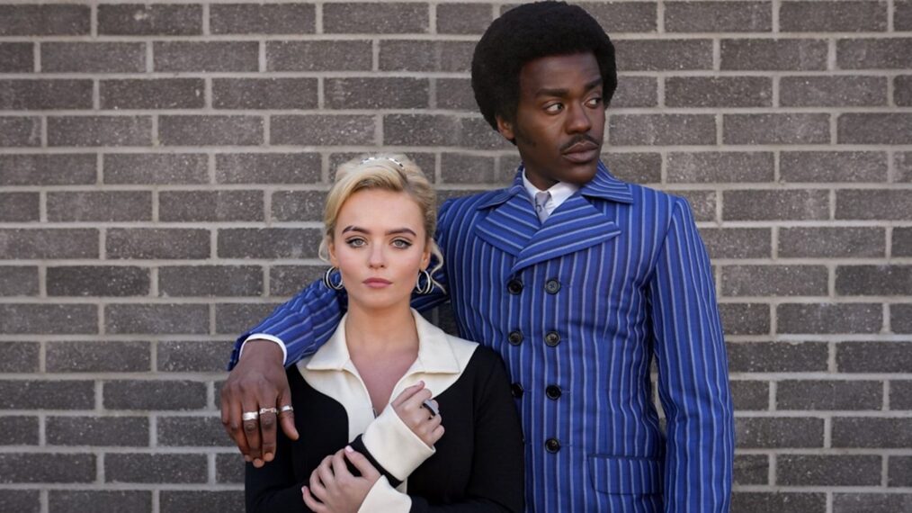 Millie Gibson and Ncuti Gatwa in a Doctor Who photoshoot