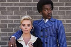 Millie Gibson and Ncuti Gatwa in a Doctor Who photoshoot