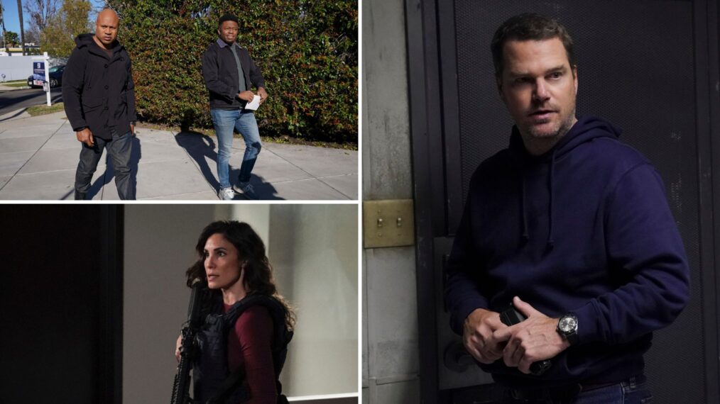 LL Cool J, Caleb Castille, Daniela Ruah, and Chris O'Donnell in 'NCIS: Los Angeles'