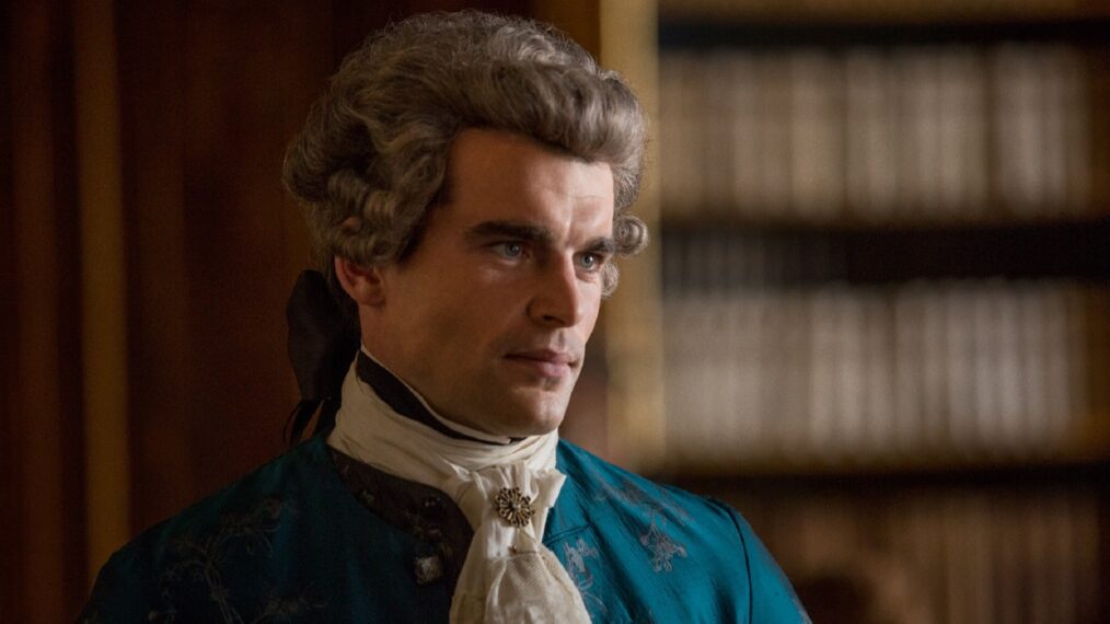 Stanley Weber as Comte St. Germain in 'Outlander' Season 2