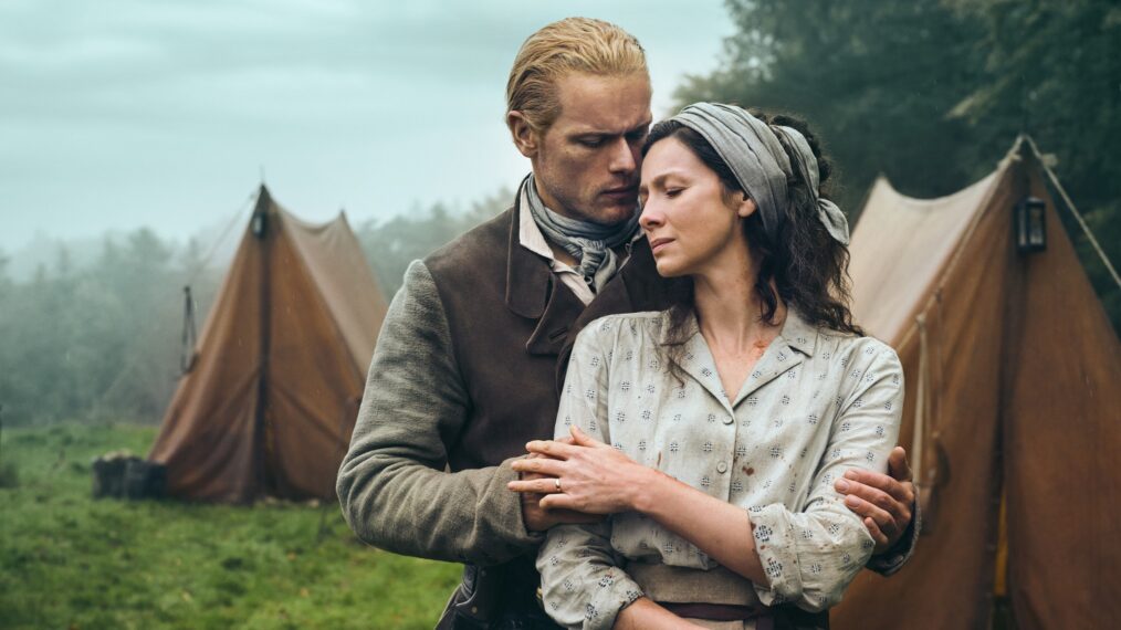 Sam Heughan and Caitriona Balfe for 'Outlander' Season 7