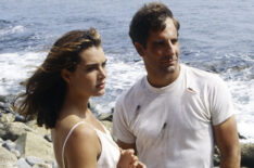 Brooke Shields and Scott Bakula in 'Quantum Leap'