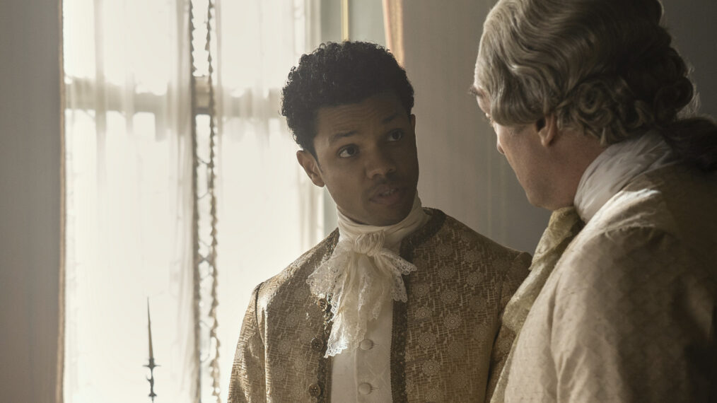 Tunji Kasim as Adolphus in 'Queen Charlotte'