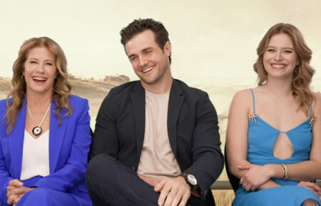 Nancy Travis, Beau Mirchoff and Tiera Skovbye of 'Ride'