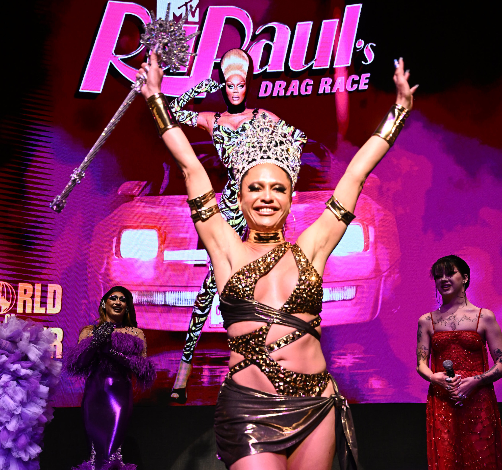 'RuPaul's Drag Race' Season 15 winner Sasha Colby celebrates her win at NYC's Hard Rock Hotel