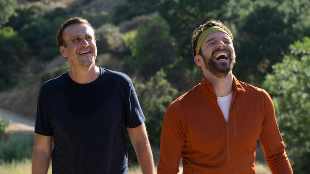 Jason Segel and Michael Urie in 'Shrinking'