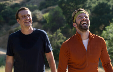Jason Segel and Michael Urie in 'Shrinking'