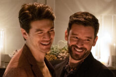 Devin Kawaoka and Michael Urie in 'Shrinking'