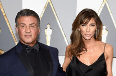 Sylvester Stallone and Jennifer Flavin attend the 88th Annual Academy Awards