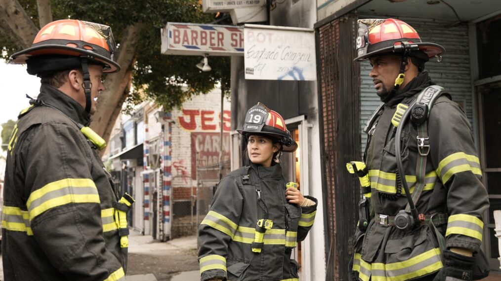 JOSH RANDALL, JAINA LEE ORTIZ, BORIS KODJOE in Station 19