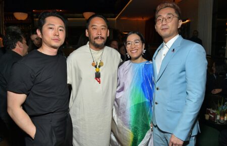 Steven Yeun, David Choe, Ali Wong, and Lee Sung Jin at the 'BEEF' Premiere