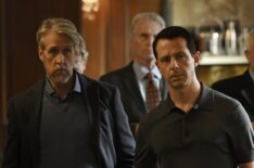 Alan Ruck and Jeremy Strong in 'Succession' Season 4