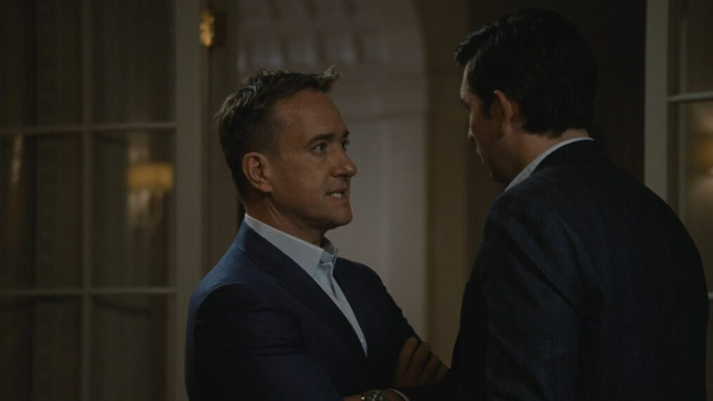 Matthew Macfadyen and Nicholas Braun in 'Succession' Season 4