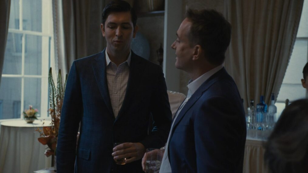 Nicholas Braun and Matthew Macfadyen in 'Succession' Season 4