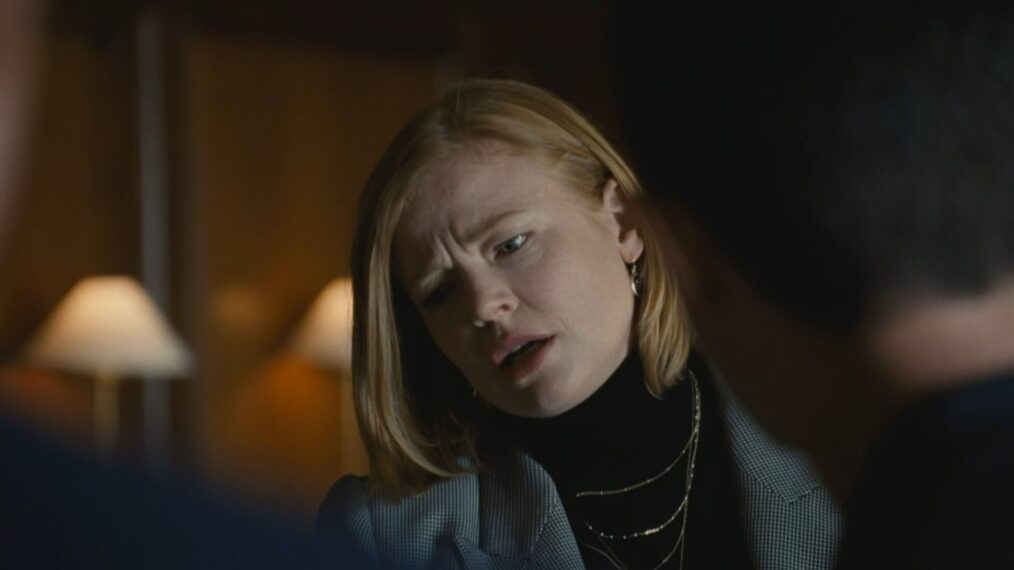 Sarah Snook in Staffel 4 von „Succession“.