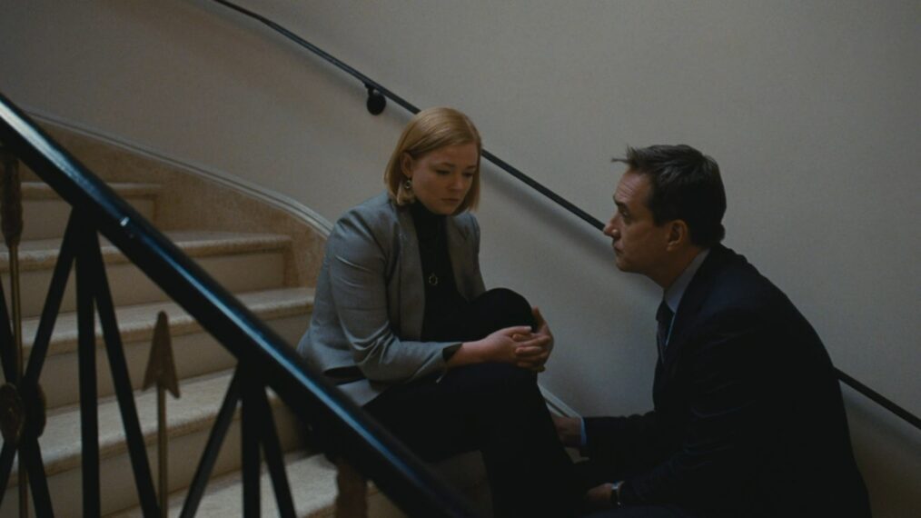 Sarah Snook and Matthew Macfadyen in 'Succession' Season 4