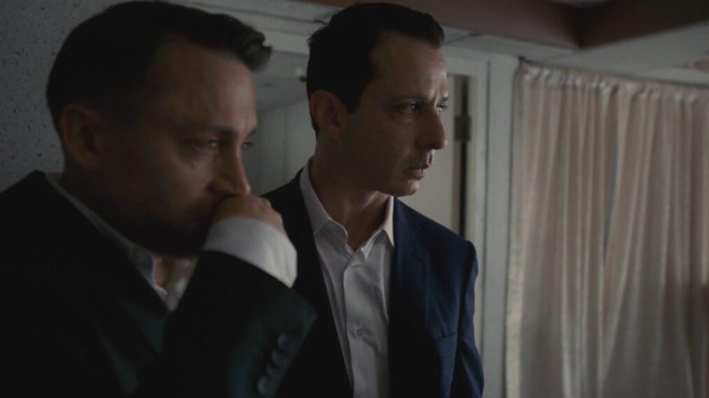 Kieran Culkin and Jeremy Strong in 'Succession' Season 4