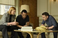 Sarah Snook, Jeremy Strong, and Kieran Culkin in 'Succession' Season 4