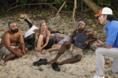 Yam Yam, Carolyn, Josh, and Jeff Probst in 'Survivor' Season 44 Episode 5
