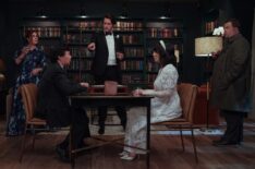 Elizabeth Perkins, Ken Jeong, Zach Woods, Poppy Liu, and Paul Walter Hauser in 'The Afterparty' Season 2