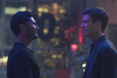 Sendhil Ramamurthy and Grant Gustin in 'The Flash'