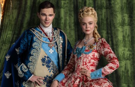 Nicholas Hoult and Elle Fanning in 'The Great' Season 3