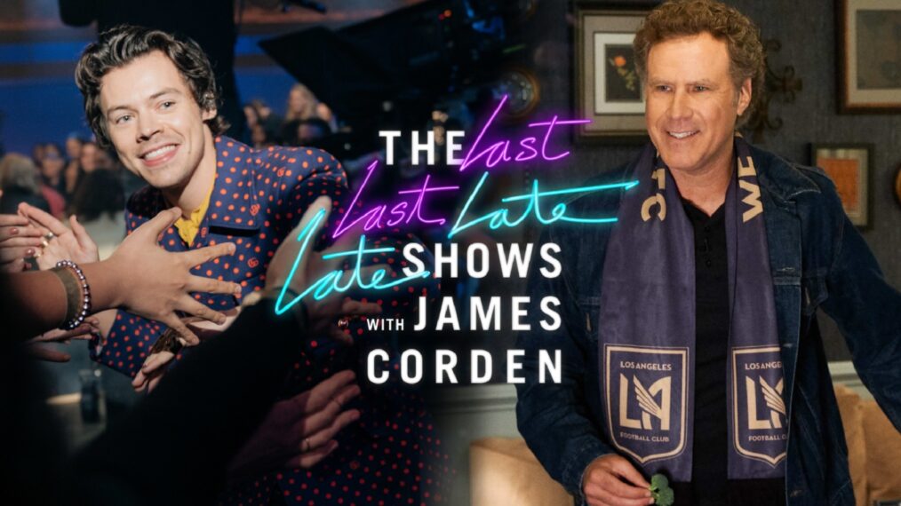Harry Styles and Will Ferrell for 'The Late Late Show'