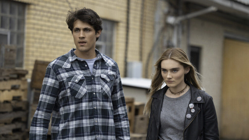 Drake Rodger and Meg Donnelly as John and Mary in 'The Winchesters'