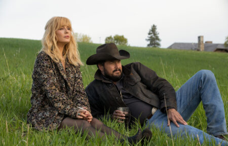 Kelly Reilly and Cole Hauser in 'Yellowstone'