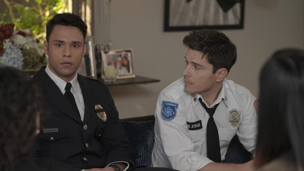 Rafael Silva and Ronen Rubinstein in '9-1-1: Lone Star'