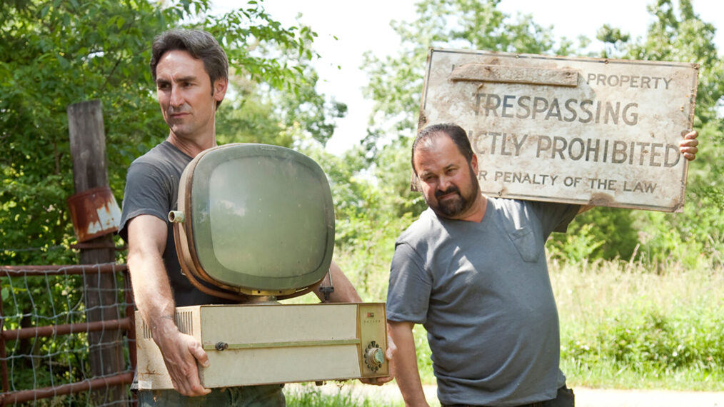 Mike Wolfe und Frank Fritz in „American Pickers“