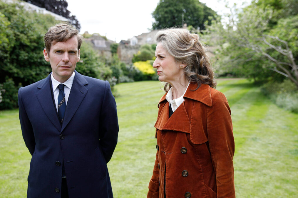 Shaun Evans and Abigail Thaw in 'Endeavour'