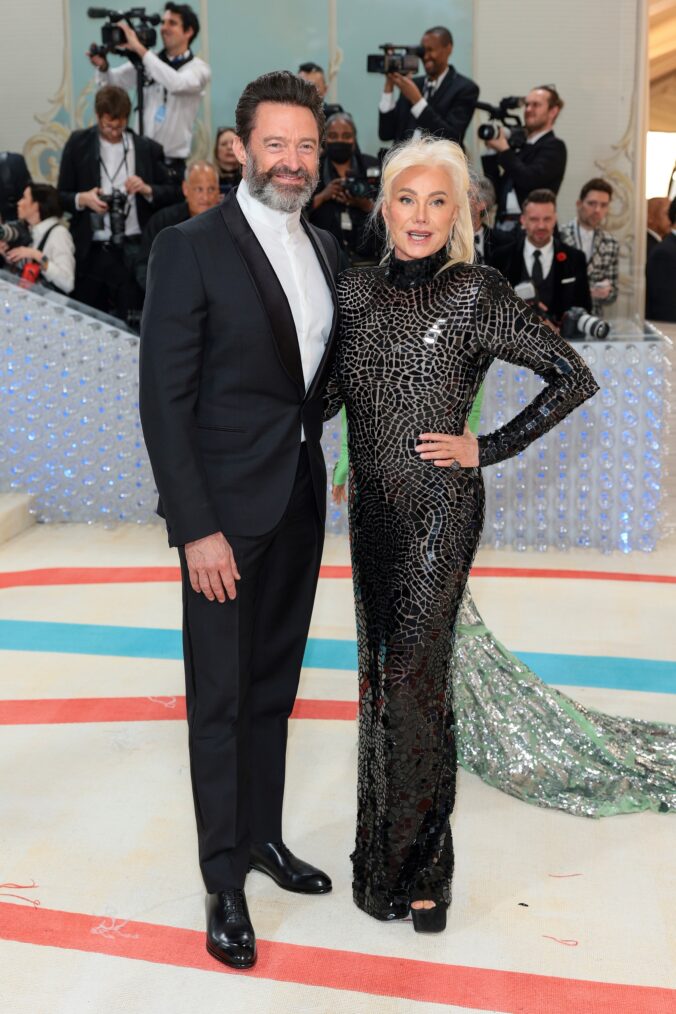 Hugh Jackman and Deborra-Lee Furness at the 2023 Met Gala