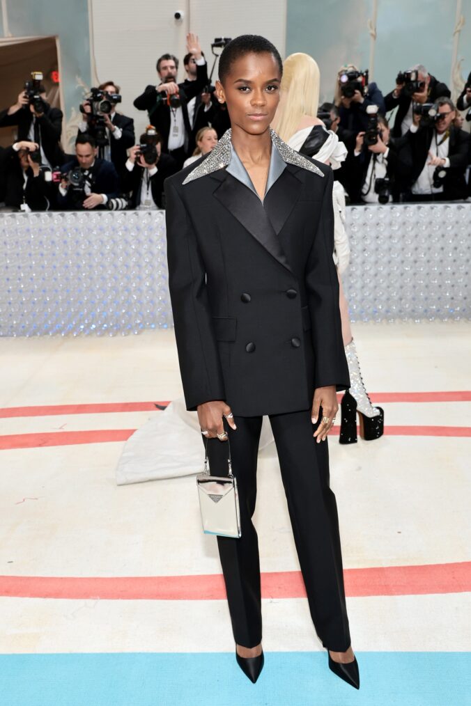 Letitia Wright at the 2023 Met Gala