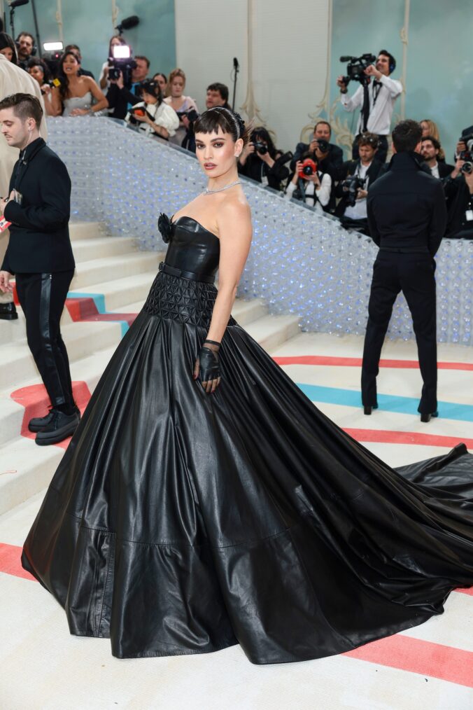 Lily James at the 2023 Met Gala