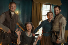 Sam Heughan, Caitriona Balfe, Sophie Skelton, Richard Rankin in 'Outlander'