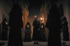 THE NUN II, (aka THE NUN 2), Taissa Farmiga (center), 2023. © Warner Bros. / Courtesy Everett Collection