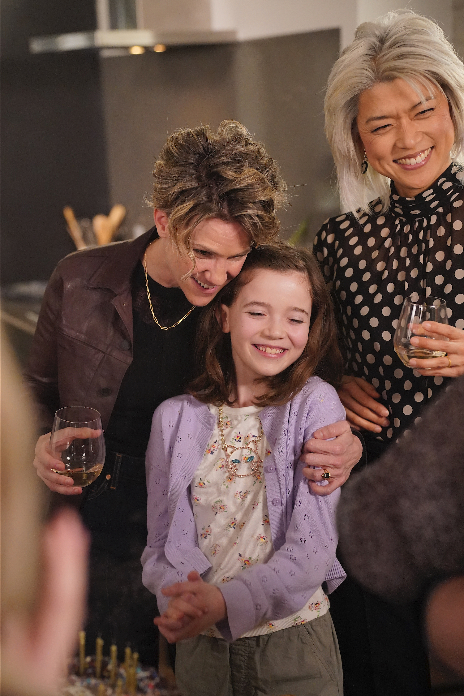 Cameron Esposito, Audrey Wise Alvarez, and Grace Park in 'A Million Little Things'