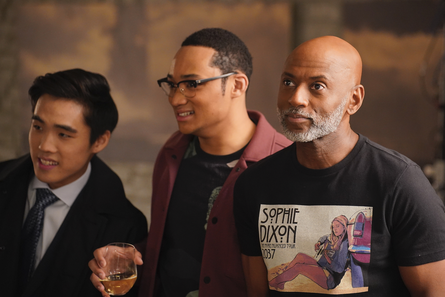 Lance Lim, Adam Swain, and Romany Malco in 'A Million Little Things'