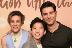 Cameron Esposito, Tristan Byon, and David Giuntoli at 'A Million Little Things' finale celebration