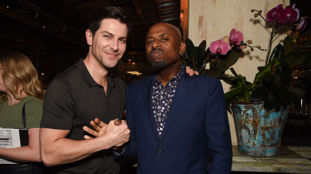 David Giuntoli and Romany Malco at 'A Million Little Things' finale celebration