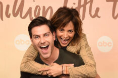 David Giuntoli and Stephanie Szostak at 'A Million Little Things' finale celebration