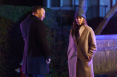 Donnie Wahlberg and Jennifer Esposito in 'Blue Bloods'